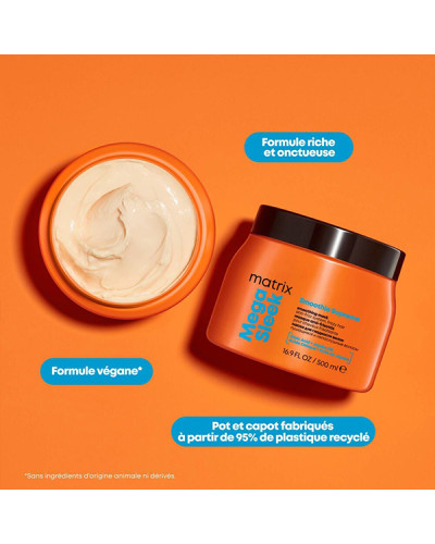 Masque Mega Sleek anti-frisottis  500ml Matrix