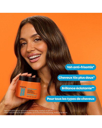 Masque Mega Sleek anti-frisottis  500ml Matrix