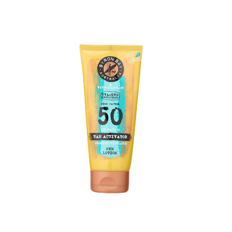 Lotion Solaire Activatrice De Bronzage Spf 50 Byron Bay 100ml Lotion Solaire Activatrice De Bronzage Spf 50 Byron Bay 100ml
