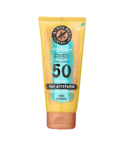 Lotion Solaire Activatrice De Bronzage Spf 50 Byron Bay 100ml