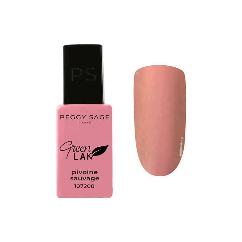Vernis À Ongles Green Lak Pivoine Sauvage 10ml Peggy Sage