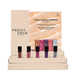 Présentoir Huile À Lèvres Pailletée Peggy Sage
