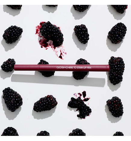 stylo à lèvres teintant longue tenue - here to stain - 010 berry stain Gosh