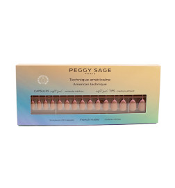Capsules Soft Gel French Nudes X150 Amande Médium Peggy Sage