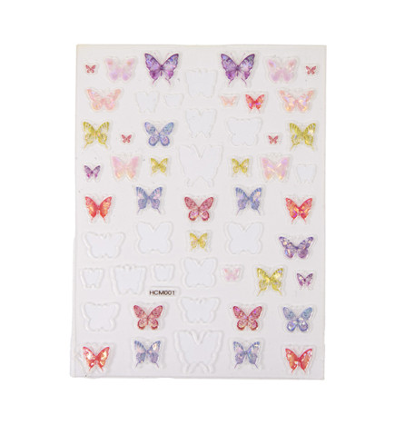 Décors Adhésifs Pour Ongles Fairy Butterflies Peggy Sage