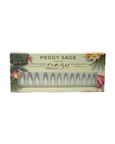 Faux Ongles Réutilisables Hello Holo Peggy Sage