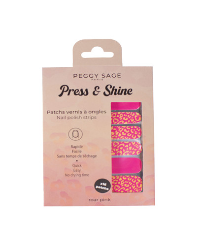 Patchs Vernis À Ongles Roar Pink Peggy Sage