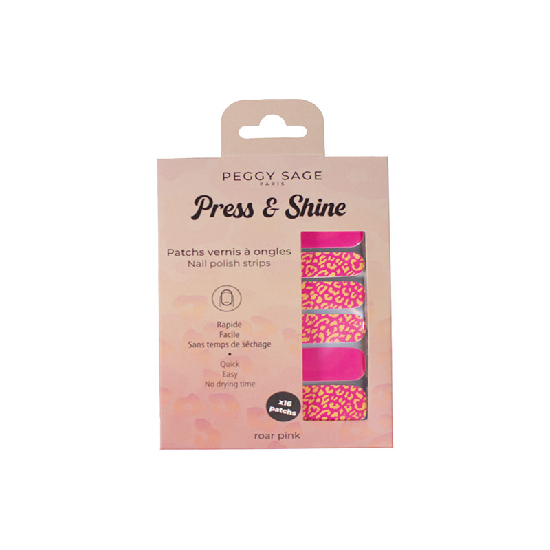 Patchs Vernis À Ongles Roar Pink Peggy Sage Patchs Vernis À Ongles Roar Pink Peggy Sage