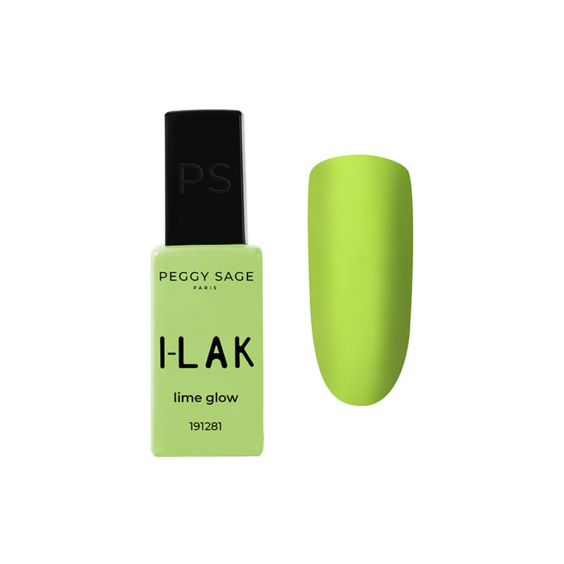 Vernis Semi-Permanent I-Lak Lime Glow 11ml Peggy Sage