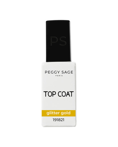 Gloss Finition Glitter Gold 11ml Peggy Sage