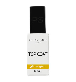 Gloss Finition Glitter Gold 11ml Peggy Sage