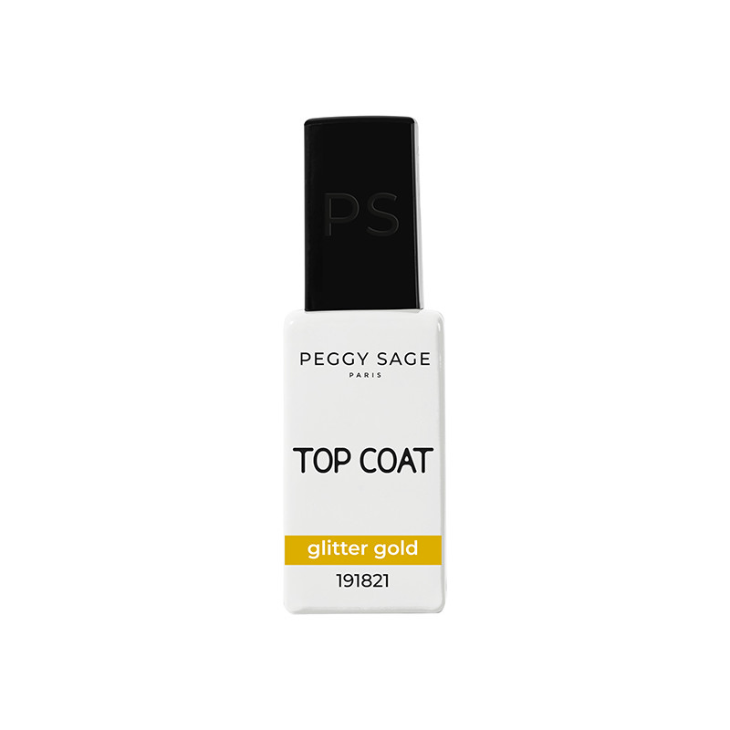 Gloss Finition Glitter Gold 11ml Peggy Sage