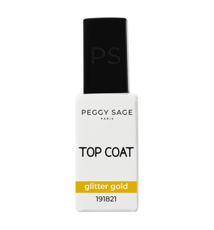 Gloss Finition Glitter Gold 11ml Peggy Sage
