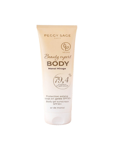 Solaire Corps En Gelée Spf50+ Monoï Mirage Or De Monoï 75ml Peggy Sage
