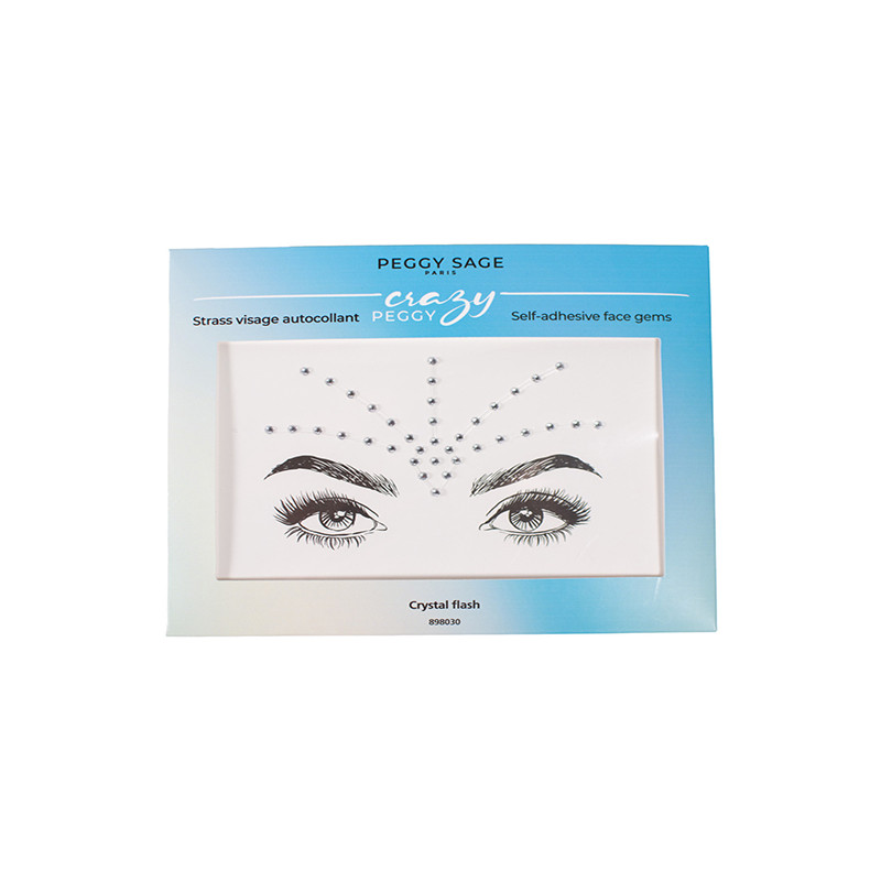 Strass Visage Autocollant Crystal Flash Peggy Sage