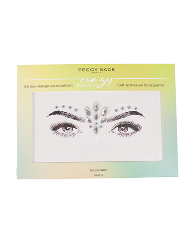 Strass Visage Autocollant Ice Parade Peggy Sage
