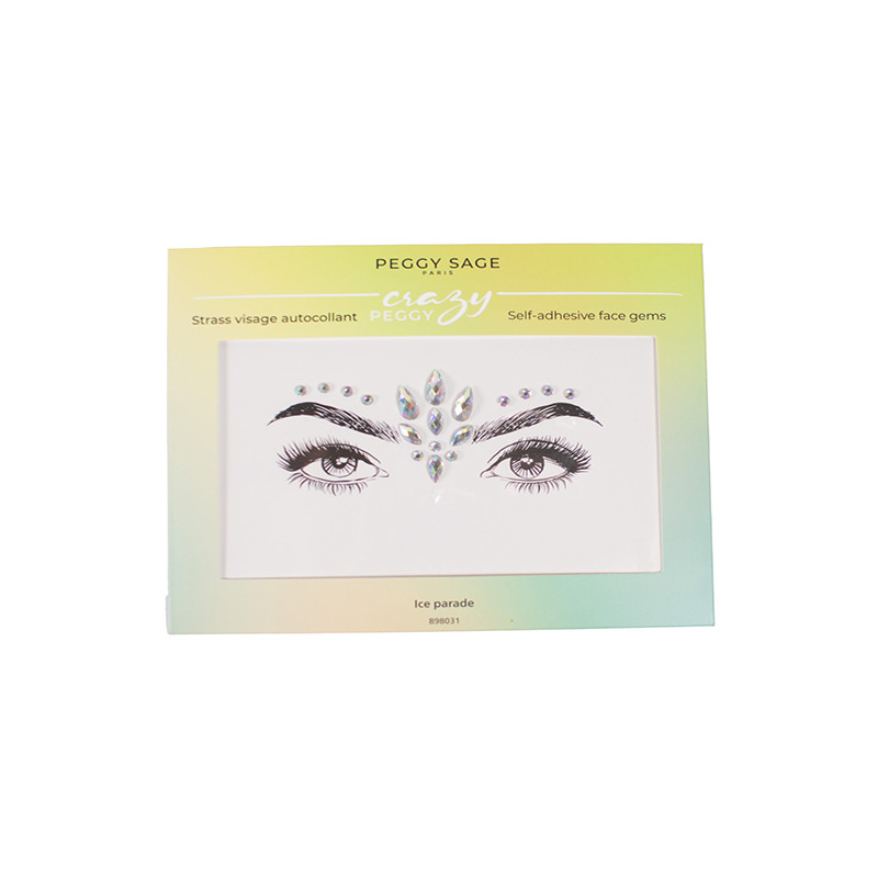 Strass Visage Autocollant Ice Parade Peggy Sage Strass Visage Autocollant Ice Parade Peggy Sage