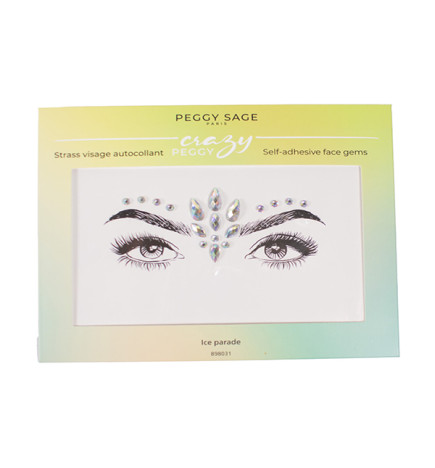 Strass Visage Autocollant Ice Parade Peggy Sage