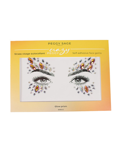 Strass Visage Autocollant Glow Prism Peggy Sage