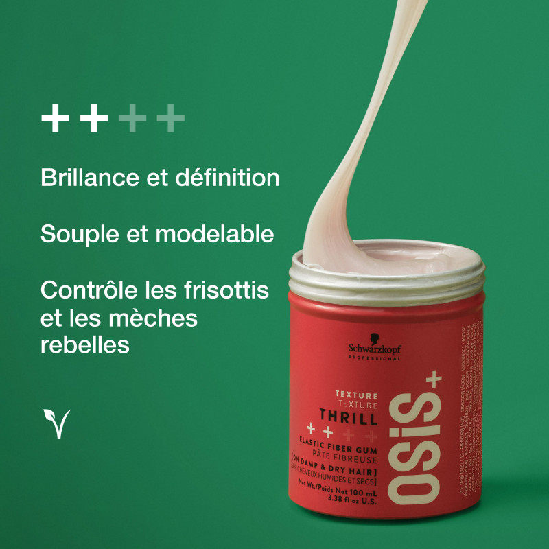 Pâte Sculptante Fibreuse Thrill Osis+ Schwarzkopf 100ml