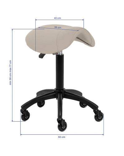 Tabouret Cheval beige
