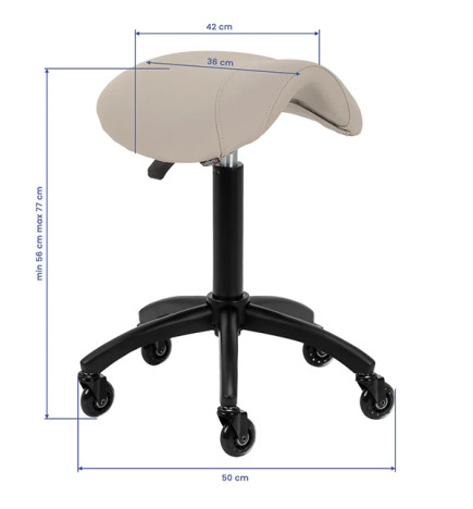 Tabouret Cheval beige