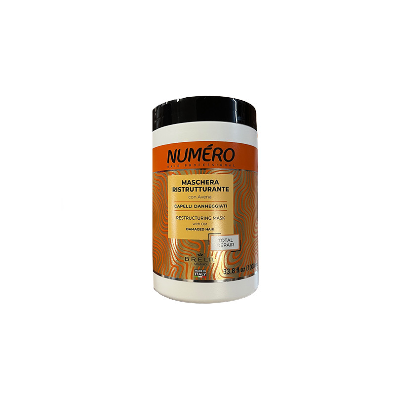 Masque Crème restructurante Numéro Avoine Brelil 1000ml Masque Crème restructurante Numéro Avoine Brelil 1000ml
