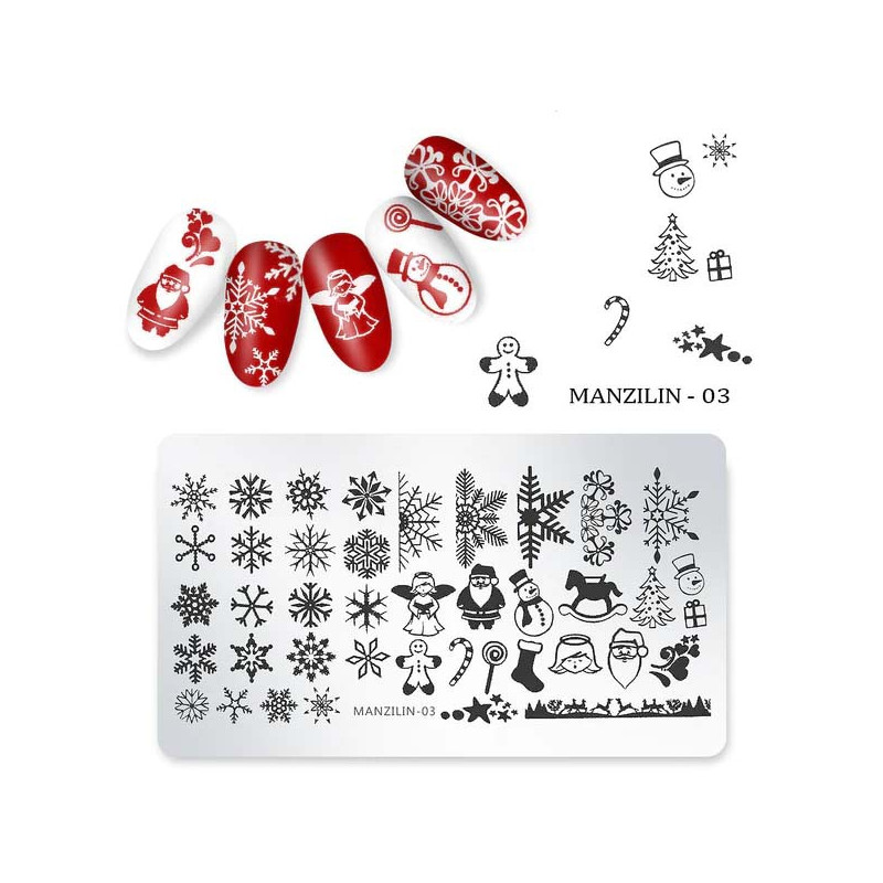 NB DECOR STAMPING Noel 03- NB DECOR STAMPING Noel 03-