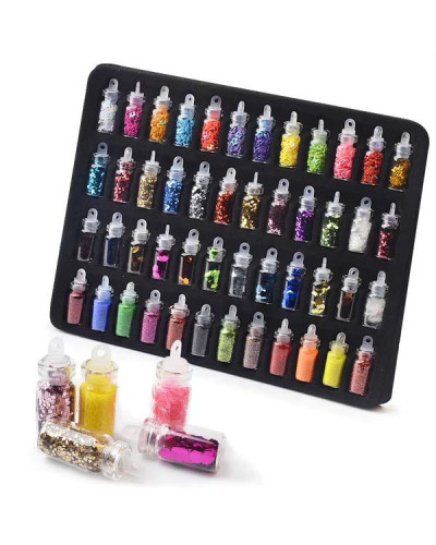 48 Minis Fioles Nails Art