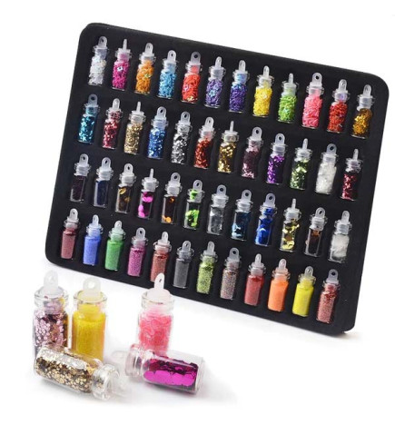 48 Minis Fioles Nails Art