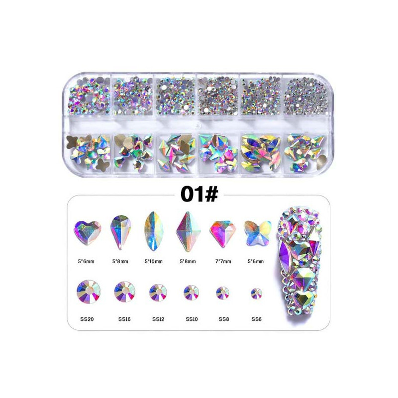NB DECOR BOX STRASS AURORA 01- NB DECOR BOX STRASS AURORA 01-