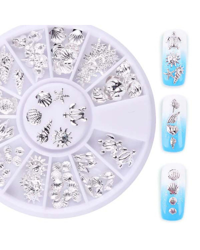 Caroussel 3D Argent Crustacés