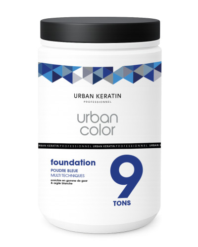 Poudre Décolorante Bleue Foundation 9 tons Multitechniques Urban keratin 500gr