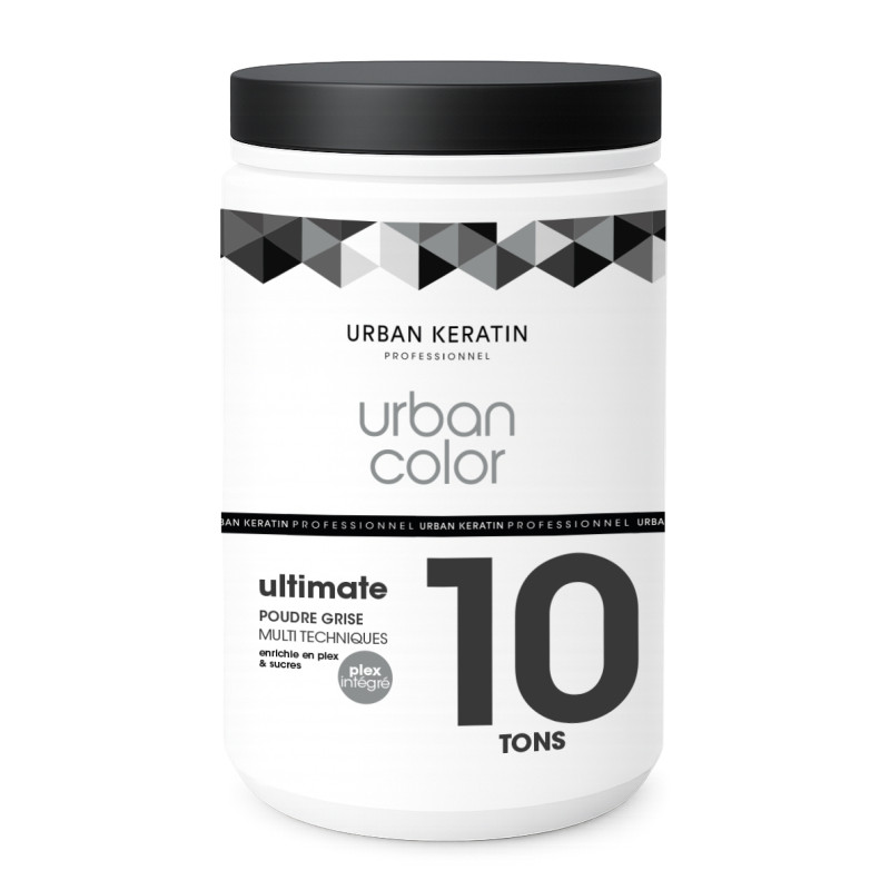 Poudre Décolorante Ultimate Noire 10 Tons Urban Keratin Professionnel 500gr