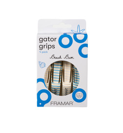 Lot de 4 pinces Gator Grips Beach Bum Framar