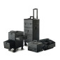 Valise Alu Diamant Noire Trolley Parisax