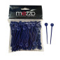Pics Plastiques Bleu 75mm Bigoudis à Mise en Plis Mezzo x100 Pics Plastiques Bleu 75mm Bigoudis à Mise en Plis Mezzo x100