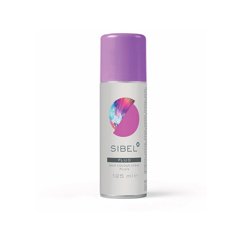 Bombe Color Spray Fluo violette Sibel 125ML Bombe Color Spray Fluo violette Sibel 125ML