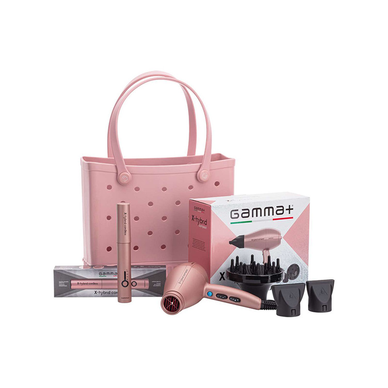 Kit Voyage 1 Sèche Cheveux Compact + 1 Lisseur sans Fil Gamma+