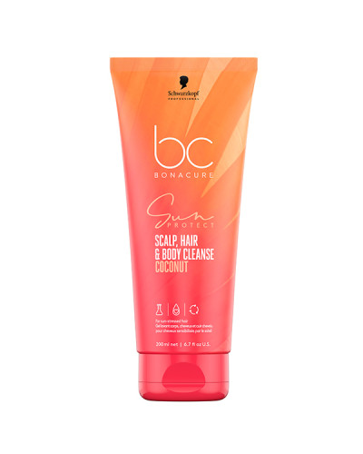Gel Lavant 3-en-1 Sun Corps, Cheveux et Cuir chevelu BC Bonacure Schwarzkopf 200ml