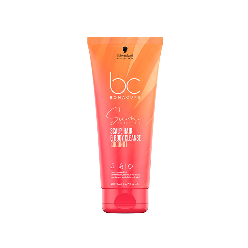 Gel Lavant 3-en-1 Sun Corps, Cheveux et Cuir chevelu BC Bonacure Schwarzkopf 200ml