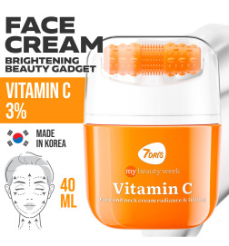 Crème Visage Masseur 3D, Eclat  Vitamine C 7 Days 40 ml