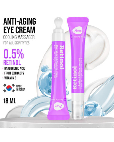 Crème Contour des Yeux Cryo-Massante, Anti-âge  Rétinol 18 ml