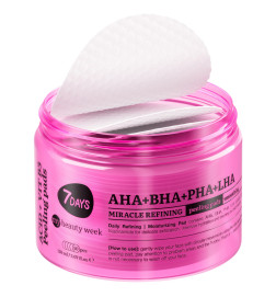 Disques Exfoliants Visage Miraculeux AHA+BHA+PHA+LHA 7 Days 150ml