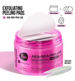 Disques Exfoliants Visage Miraculeux AHA+BHA+PHA+LHA 7 Days 150ml