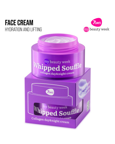 Crème Visage Hydratante et Liftante Whipped Souffke 7 Days 50ml