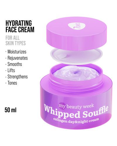 Crème Visage Hydratante et Liftante Whipped Souffke 7 Days 50ml