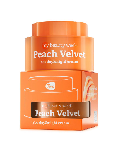 Crème Visage, SOS Régénération & Nutrition Peach Velvet 7 Days