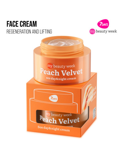 Crème Visage, SOS Régénération & Nutrition Peach Velvet 7 Days