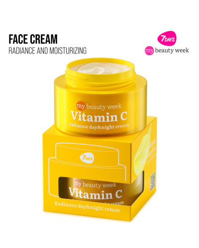 Crème Visage Hydratante et Eclatante, VITAMINE C 7 Days 50ml